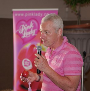 Professor Apffelsteadt speaking